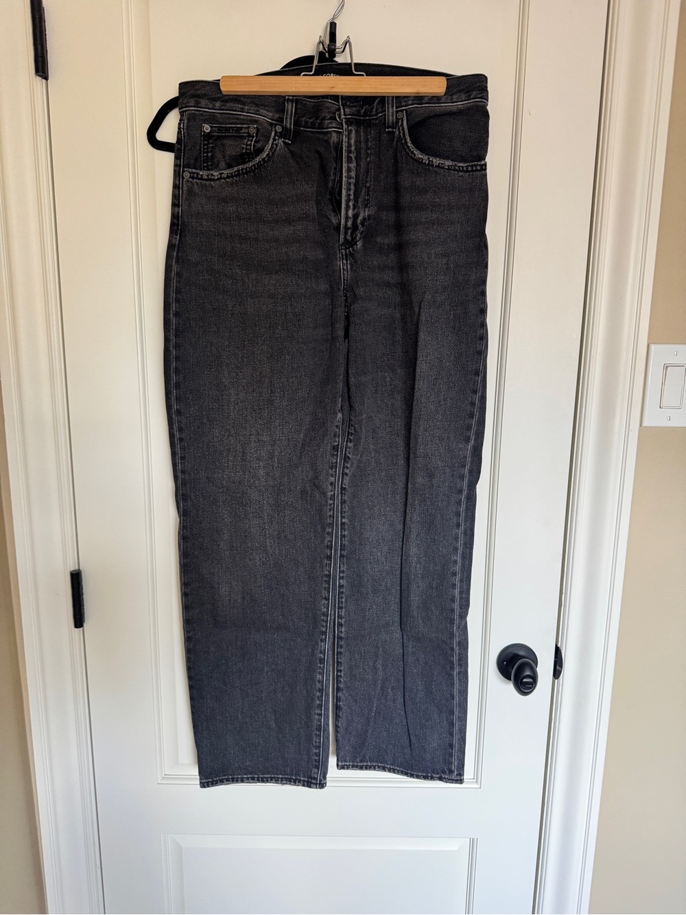 Denim Forum Black Relaxed Baggy Jeans - Picture 2 of 2